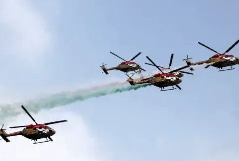  Fly Past during Republic Day 2024