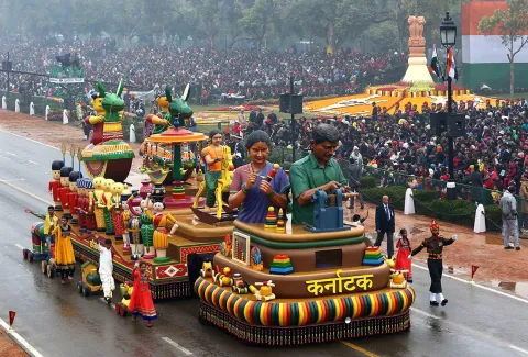 Republic Day Parade 2015 A Stand